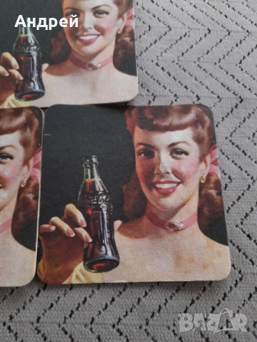 Подложки за чаши Кока Кола,Coca Colа #7, снимка 4 - Колекции - 53205331