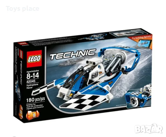 Нов Конструктор LEGO Technic - Хидроплан (42045)