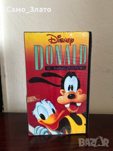 Видеокасета '' Donald ''  Disney  VHS, снимка 1 - Анимации - 44306739