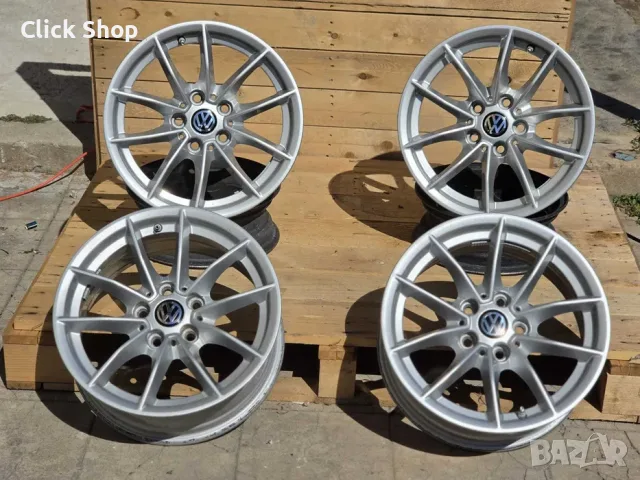 5х112 Джанти Лети 16 цола VW Sharan Tiguan Passat Фолксваген, снимка 4 - Гуми и джанти - 56185118
