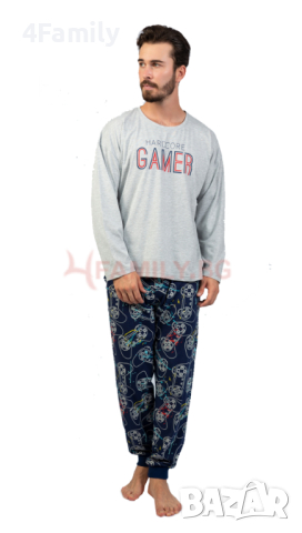 Мъжка пижама размер М, снимка 1 - Бельо - 44825423