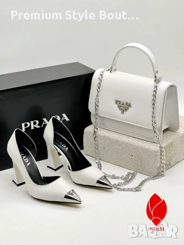 обувки на ток  chanel valentino garavani Versace prada guess , снимка 13 - Дамски обувки на ток - 53857569