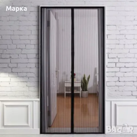 Мрежа против насекоми M a g i c M e s h с магнитно закопчаване /Размери: 100 x 190 см / Цветове: чер
