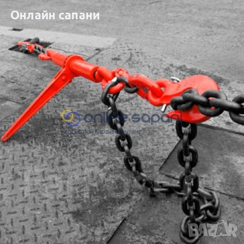 Укрепващи вериги и синджири за товари с тресчотка и куки от 4т до 16т, снимка 3 - Други машини и части - 26702143