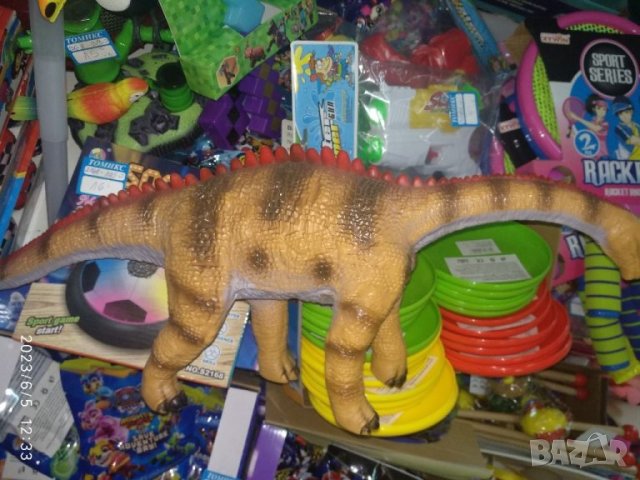 Силиконови динозаври,около 35-45см, снимка 2 - Играчки за стая - 41016399