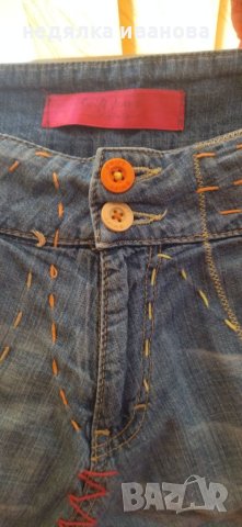 Ефектна дънкова пола, снимка 4 - Поли - 41612576