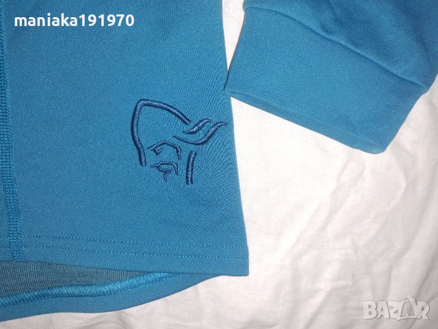 РЕЗЕРВИРАНА Norrona falketind super wool shirt Longsleeve (L) дамска спортна блуза мерино, снимка 4 - Спортни екипи - 42240733