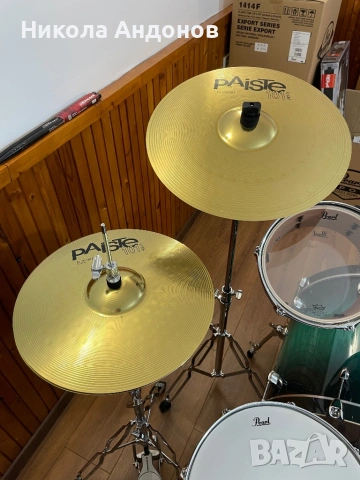 Продавам Pearl Export EXA Teal Blue Ash- Limited Edition барабани, снимка 3 - Ударни инструменти - 53815071