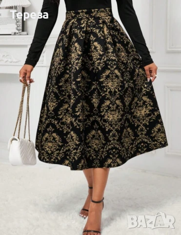 🆕 Коктейлна пола / 2XL-3XL , снимка 6 - Поли - 51243915