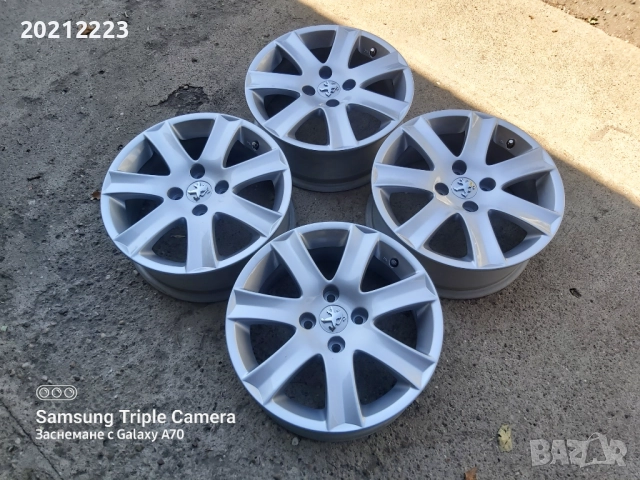 4 броя алуминиеви джанти за Peugeot 2008,208,207,307 16, снимка 8 - Гуми и джанти - 51523212