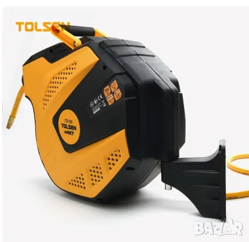 Автоматична макара за въздух Tolsen 15m. на 1/4", снимка 6 - Компресори - 48136675