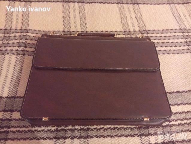 Кожена бизнес чанта,чанта за документи, снимка 7 - Чанти - 53516917