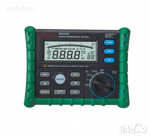 Тестер MASTECH MS2302 за земно съпротивление | OHM |, снимка 1
