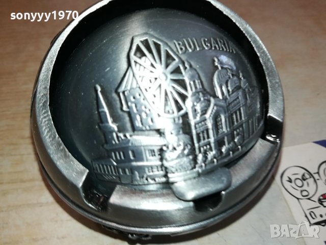 МЕТАЛЕН ПЕПЕЛНИК 9СМ 1910231605, снимка 2 - Антикварни и старинни предмети - 42639481