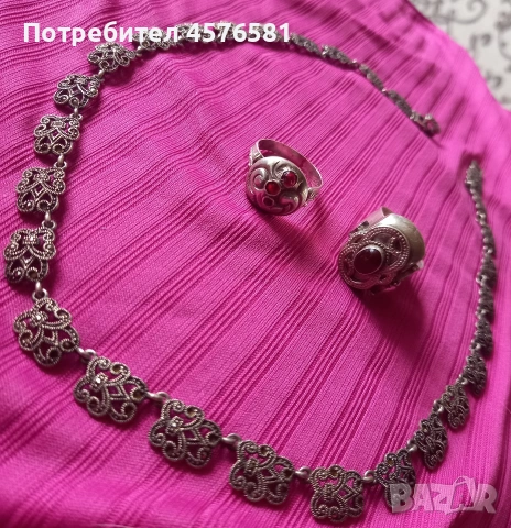 сребърни стари бижута маркирани
