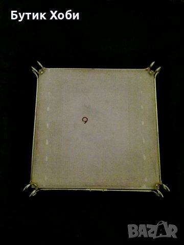 Керамична поставка в метална рамка, снимка 8 - Други ценни предмети - 33824536