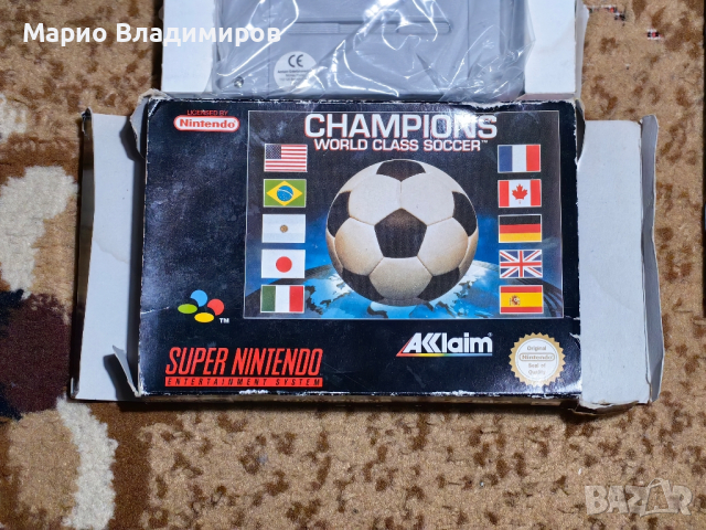 Champions world class soccer pal SNES, снимка 5 - Игри за Nintendo - 44699937