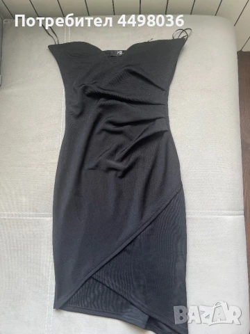 Къса рокля, черна, снимка 1