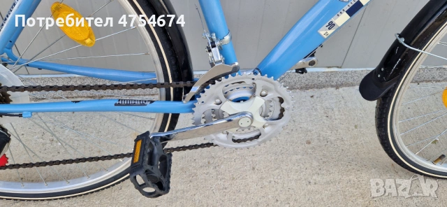 Дамски велосипед DIPLOMAT колело с кошница 28", снимка 3 - Велосипеди - 53785076