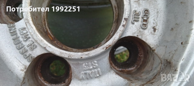 4бр. ляти джанти 6J15 ET38 5x100мм. Свалени са от Audi A3. Внос от Германия. Цената е за комплекта., снимка 2 - Гуми и джанти - 36300976