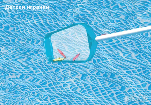 Комплект за почистване на басейн Intex, 239 см телескопичен прът, PVC, снимка 6 - Басейни и аксесоари - 49912090