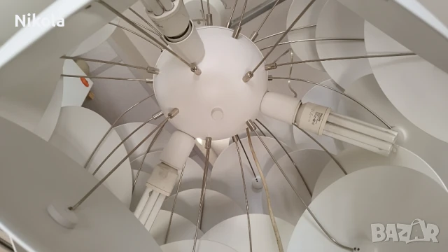 Полилей стил Marset Discocó с три крушки 80/60см, снимка 6 - Полилеи - 51197688