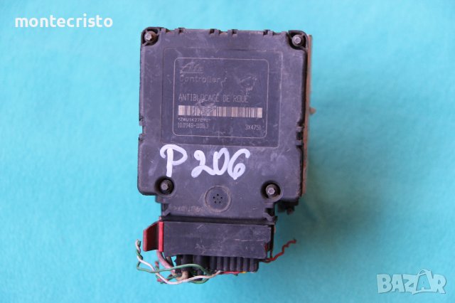 ABS модул Peugeot 206 (1998-2009г.) 10.0948-1108.3 / 10094811083 / 96 325 394 80 / 9632539480
