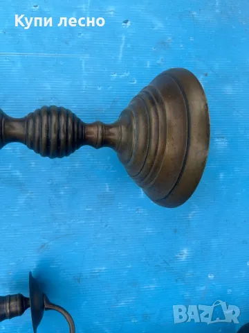 Свещник 2 бр, снимка 8 - Антикварни и старинни предмети - 48128985