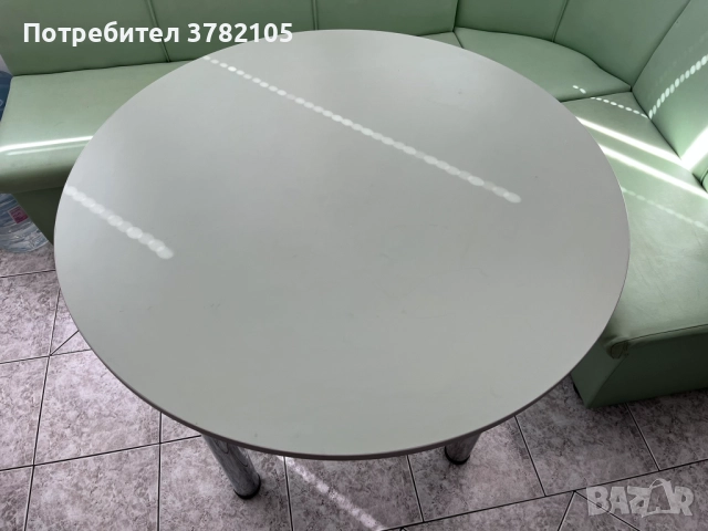 Кухненски ъгъл + кръгла кухненска маса, снимка 9 - Дивани и мека мебел - 51819662