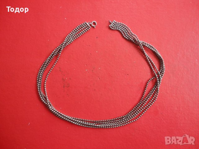 Невероятно сребърно арт колие 835