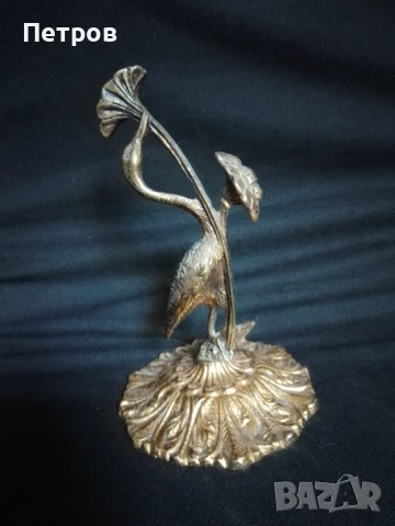 статуетка бронз, снимка 5 - Антикварни и старинни предмети - 51237729