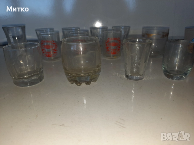 Малки колекционери стъклени чашки за алкохол , снимка 12 - Чаши - 52857175