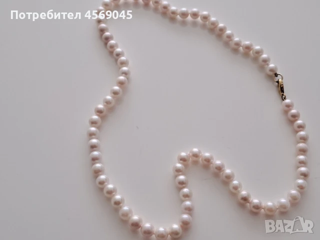 Перлено колие, снимка 2 - Колиета, медальони, синджири - 51413675