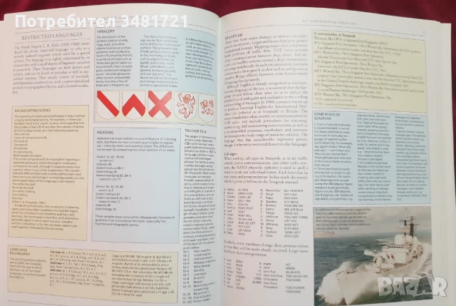 Енциклопедия на езиците / The Cambridge Encyclopedia of Language, снимка 6 - Енциклопедии, справочници - 50818471