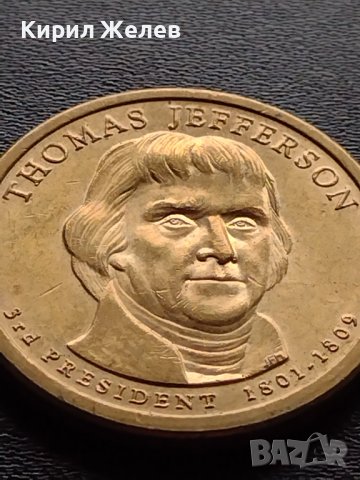 Възпоменателна монета 1 долар THOMAS JEFFERSON 3 президент на САЩ (1801-1809) за КОЛЕКЦИЯ 38039, снимка 6 - Нумизматика и бонистика - 40765336