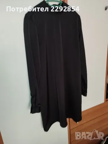 Сатенена рокля елегантна , снимка 2 - Рокли - 48736954