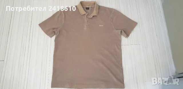 Hugo Boss Peneon Pique Cotton Mens Size XL - 2XL ОРИГИНАЛНА Тениска!, снимка 9 - Тениски - 50003628