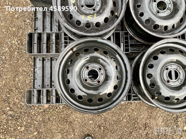 4бр.Оригинални джанти 15цола 4x100 за Dacia Dokker,Lodgy,Sandero,Renault,Nissan Micra, снимка 5 - Гуми и джанти - 51808835