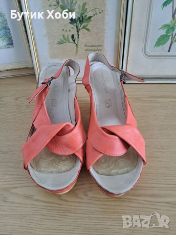 Дамски сандали от естествена кожа  Hush Puppies, снимка 1