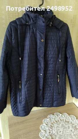 Дамско преходно яке, Размер 3XL. Тъмно син цвят