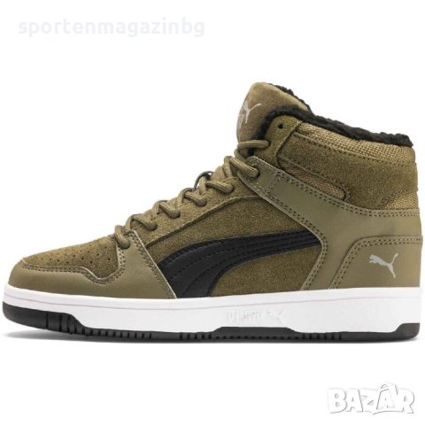 Юношески кецове Puma Rebound Layup Fur SD Jr, снимка 2 - Детски боти и ботуши - 42247841