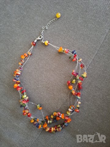 Комплект бижута от цветни мъниста, снимка 5 - Бижутерийни комплекти - 41862462