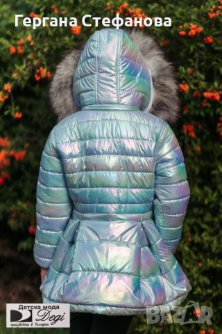 Зимно яке с естествен пух  Размери -116,122,128,140,152 Цена -90лв, снимка 4 - Детски якета и елеци - 41910758