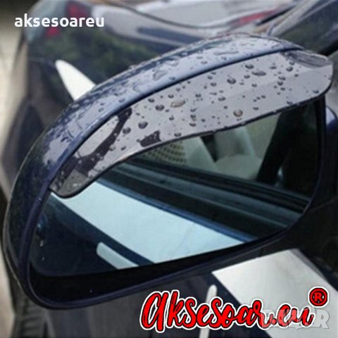 Силиконови вежди за огледала за обратно виждане на кола сенник за огледало закрилки дъждобран сенниц, снимка 3 - Аксесоари и консумативи - 41142295