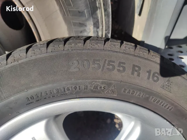 Джанти LEXUS/TOYOTA с зимни гуми  205/55 R16 Continental, снимка 7 - Гуми и джанти - 47755934