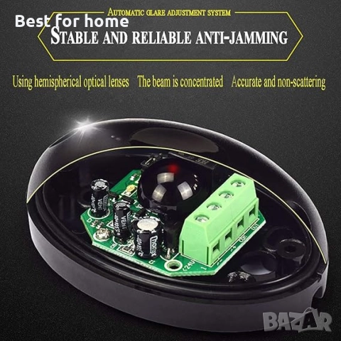 Инфрачервен лъчев сензор, фотоелектрически детектор активен IR алармен хост за система за сигурност, снимка 5 - Други - 51933887