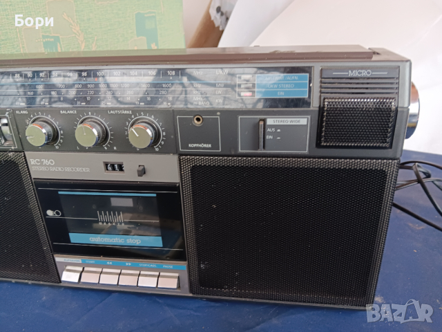 TELEFUNKEN RC 760 Радиокасетофон, снимка 3 - Радиокасетофони, транзистори - 44589799