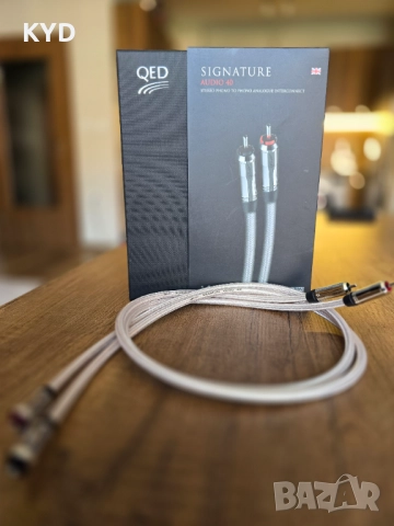 Продавам RCA кабел QED Signature Audio 40 - 1м, снимка 3 - Други - 51416426
