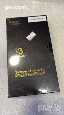 BeiKell протектори за iPhone 11/XR (3бр.,Закалено стъкло)