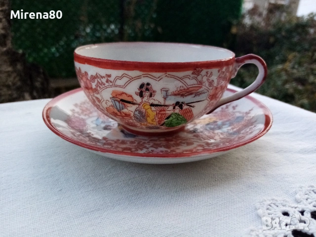 Винтидж японски сетове - 6 бр., снимка 2 - Чаши - 53727855